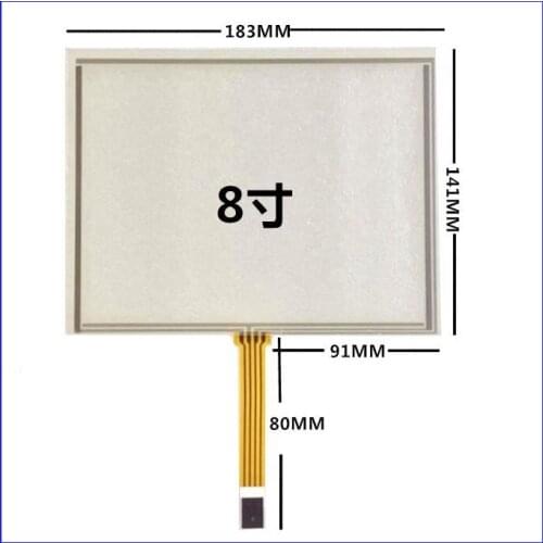NEW 183*141 8inch 4 lines touchsensor glass for GPS length 183mm width 141mm touchpad compatible Freeshipping qualityassurance