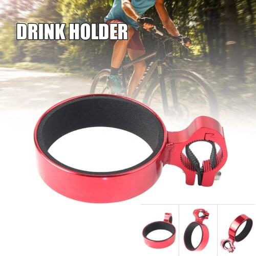 New Bicycle Handlebar Coffee Cup Holder Cages Aluminum Alloy Water Drink Cup Bottle Carrier Rack for Mountain Road Bike N66