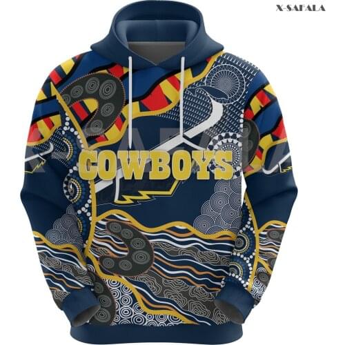Cowboy God Animal Tattoo Viking 3D Over Printed Hoodie Man Women Unisex Harajuku A40 Outwear Zipper Pullover Sweatshirt Casual