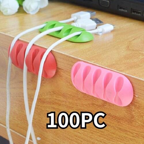 100PC Five-hole Wire Fixing Device, Porous Wire Clamp Fixing Device, Five-hole Fixing Clamp