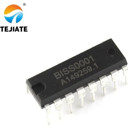 10 PCS direct insertion BISS0001 DIP16 human body induction infrared sensor signal processor chip alarm