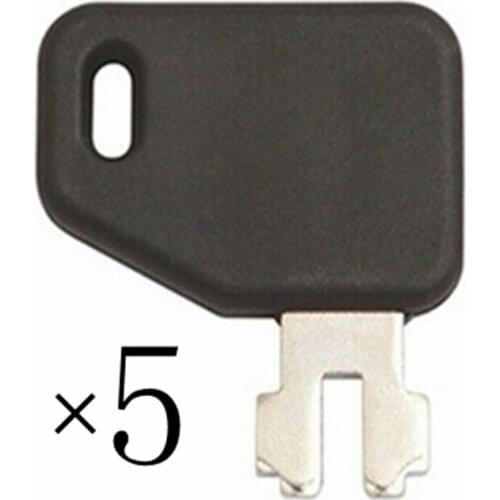 5pc Distribution Battery Box Key For Volvo Excavator Digger Loader Bulldozer