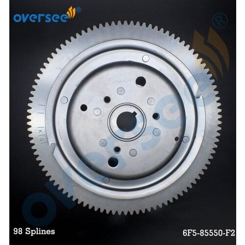 6F5-85550 Electrical Rotor Assy Flywheel For Yamaha Outboard Motor 2T 40HP 40G Parsun T36-04000500W 6F5-85550-F2 6F6-85550