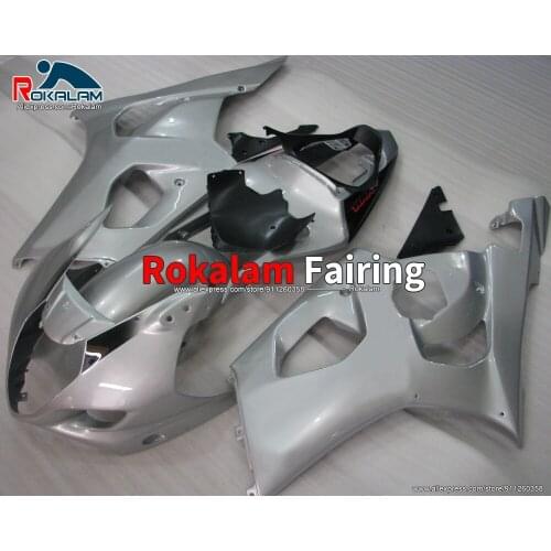 ABS Plastic Kits For Suzuki GSXR1000 K3 2003 GSX-R1000 K-3 2004 Motorcycle Gray Fairing Kit (Injection Molding)