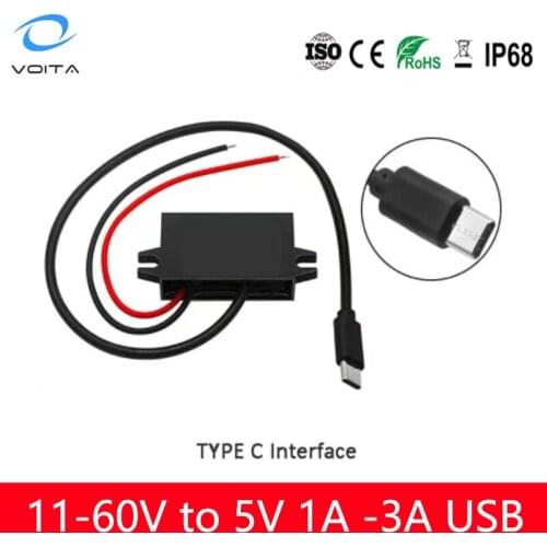 DC Step Down Converter 48V to 5V MICRO USB with Water Proof