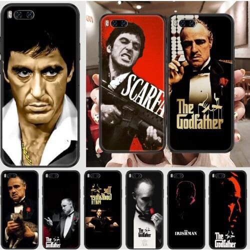 The Godfather Phone case For Xiaomi Mi Max Note 3 A2 A3 8 9 9T 10 Lite Pro Ultra black luxury cover trend Etui art coque fashion