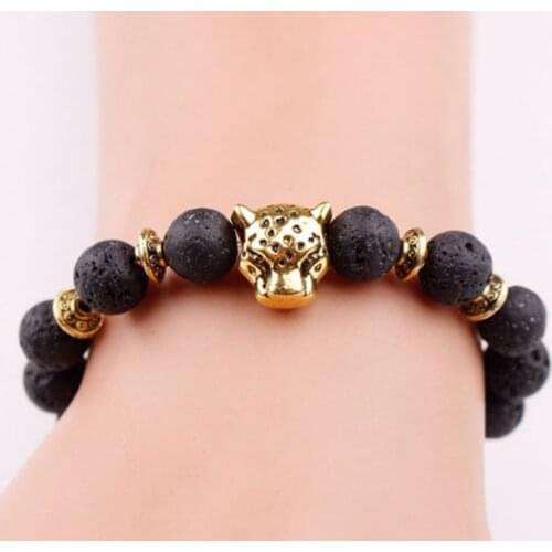Elephant 8mm bohemian multicolor Agate beads Chakra Reiki Buddha Yoga Bracelet elastic adjustable Volcanic Stone Bangles ok5s