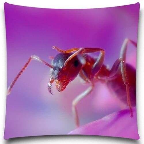 Purple Ant Square Cushion Cover For Sofa Decorative Throw Pillow Case Cotton/polyester Sofa Decor