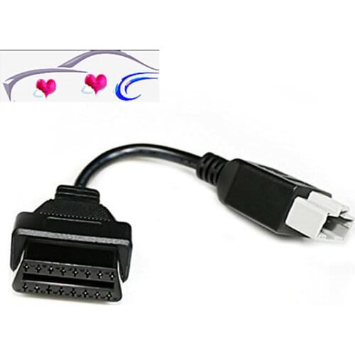 Hot Sale 20cm Obd2 Cable For Honda 5 Pin Male To 16 Pin Female Obd Obd 2 Car Diagnostic Tool Adapter Extension Connector Cable