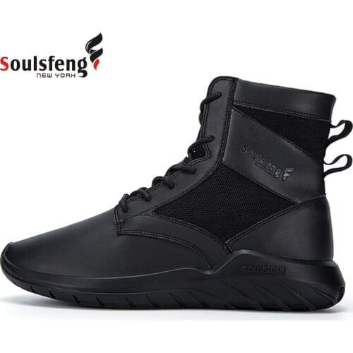 Soulsfeng Mens Running Shoes High Lace Sneakers Black Breathable Classic Outdoor Walking Shoes Zapatillas Women casual sneakers