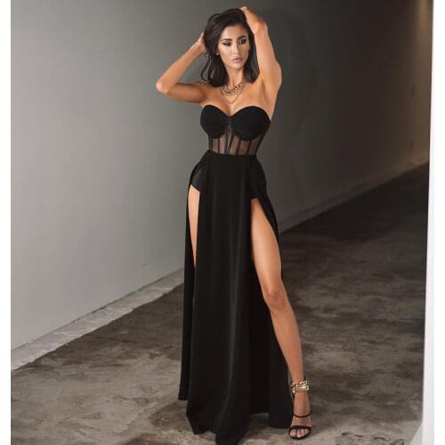 LINLING Summer Dresses With A Slit