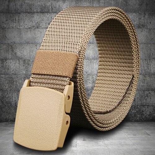 Men Belt 2021 Fashion Unisex Army Tactical Waist Belt Jeans Male Casual Luxury Webbing Waistband Ceinture Femme