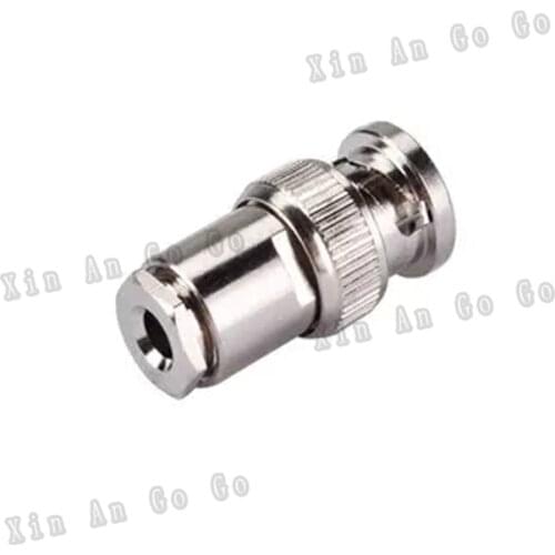 Wholesale 10pcs RF connector BNC male clamp solder connector to suit RG58 LMR195 cable free shipping