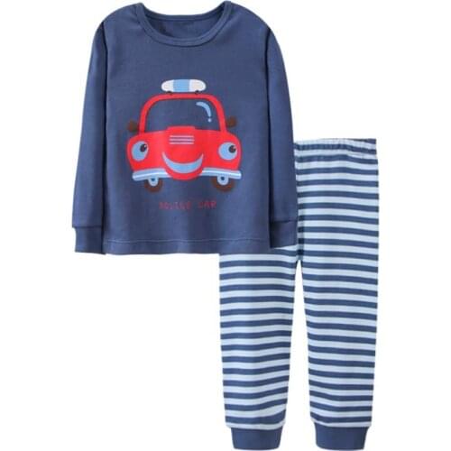 Autumn Kids Pajamas Boy Long Johns Set 1-15Y Toddler Boys Homewear Long Sleeve Cotton Warm Winter Children Thermal Underwear