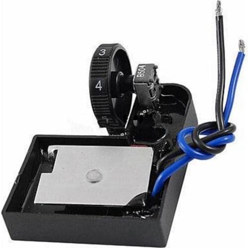 Speed Control Switch Black Red for Electric Polishing Machine