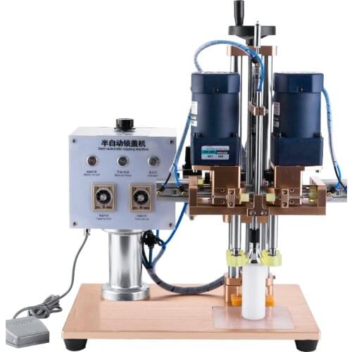 Semi-Automatic Capping Machine Screwing Machine Plastic Bottle Spray Laundry Detergent Bottle Duckbill Capping Machine
