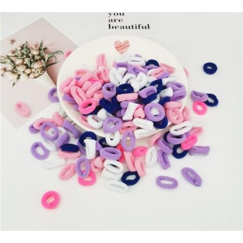 150pcs Children Small Elastic Hair Bands Ponytail Holder Kids Baby Girls Colorful Rubber Bands Headbands Hair Accessories