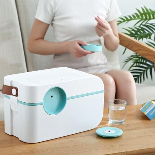 Family Portable Medicine Case Storage Box Home Medicine Box Large Capacity Storage Box First Aid Medical Box Medical Chest