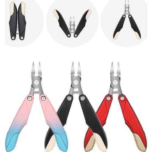 Collapsibl Nail Stainless Steel Cuticle Manicure Care Dead Skin Remover Nail Clipper Cuticle Scissor Finger Cutters Nippers Tool