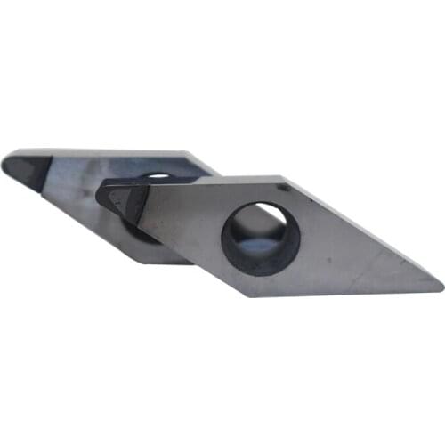 VBGT160408 2PCS carbide insert CNC lathe tool PCD Diamond Turning Inserts vbgt160408 turning tools