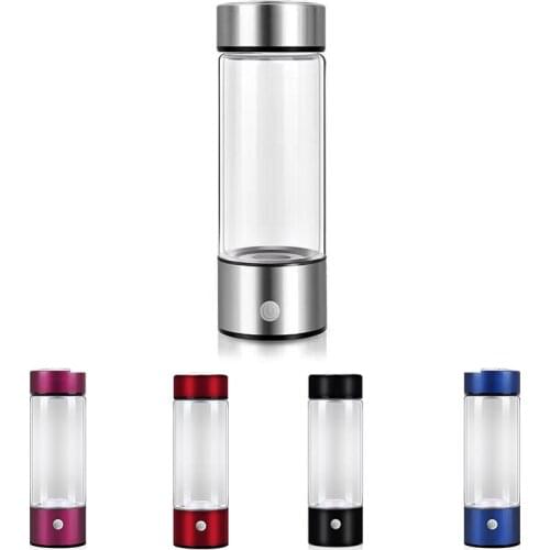 Hydrogen Generator Cup Water Filter Alkaline Maker Hydrogen-Rich Water Portable Bottle Lonizer Pure H2 Electrolysis