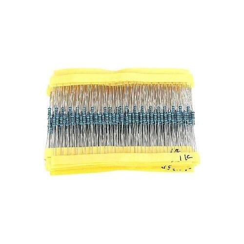 Total 600pcs 1/4w Resistance 1% Metal Film Resistor Bag 30 kinds Each 20