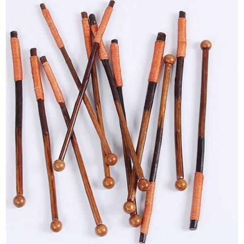 Japanese Natural Nanhua Branches Honey Mixed Rod Jam Coffee Stir Bar Wrapped Long Handle Honey Stir Bar Kitchen Supplies