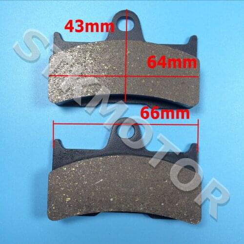 REAR BRAKE PADS For YAMAHA Grizzly 660 YFM660F 2002 2003 2004 2005 2006 2007 2008