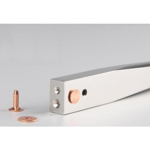 1 piece Craft tool Copper Rivet & Burrs Setter Setting Tool Stainless steel Fasteners fixing tool