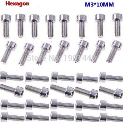 20pcs/40PCS M3*10 Screws Hexagonal screws Rc Spare Part Parts Accessory Accessories Replacements