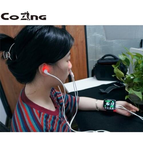 2021 the newest laser therapy watch machine low level Red/Yellow/Blue/Green Light laser to balance blood pressure