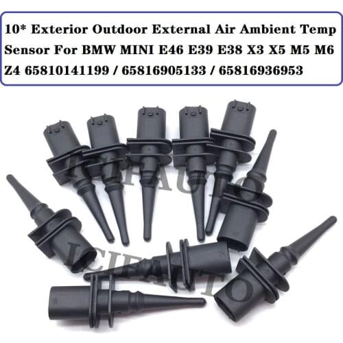 65816905133 New Ambient Outside Air Temp Temperature Sensor For BMW 3 5 7 E46 E39 E38 X3 X5 M5 M6 Z4 Mini Cooper 61130005199