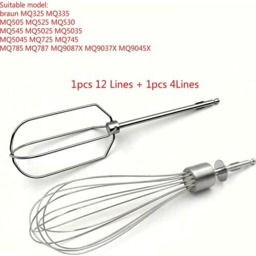 Mixer egg beater parts fit for braun MQ325 MQ335 MQ505 MQ525 MQ530 MQ545 MQ5025 MQ5035 MQ5045 MQ725 MQ745 MQ785 MQ787