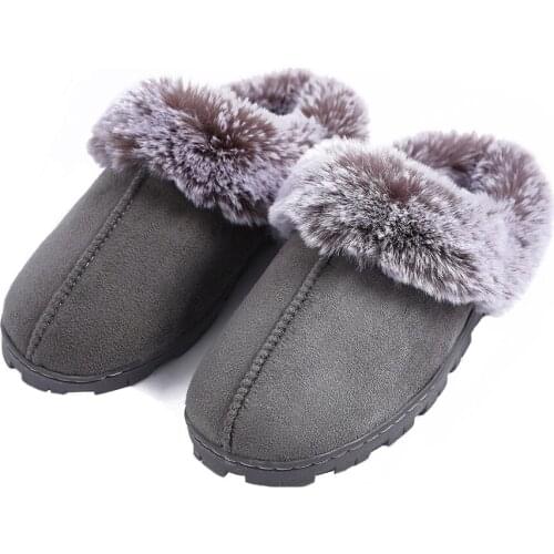 Millffy Womens Faux Fur Microsuede Comfy House Slippers Indoor Slides Outdoor Shoes fur slippers