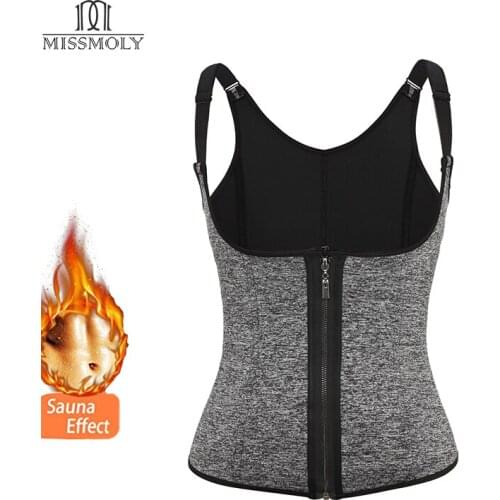 Miss Moly Thermo Body Shaper Neoprene Modeling Belt Tummy Slimming Tops Reducing Shapewear Weight Loss Corset Waist Trainer