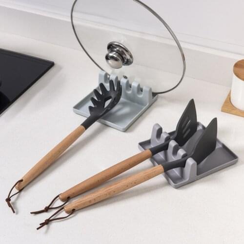 Multifunctional Pot Shovel Rack Kitchen Chopsticks Spoon Household Plastic Sitting Vegetable Cutting Board Storage Shelf