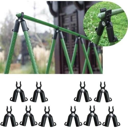 Plant Support Awning Pillar A-type fixed Fastener Sprawling Clip Quick Set Up Climbing Vine Bracket Plant Pipe Bracket Garden