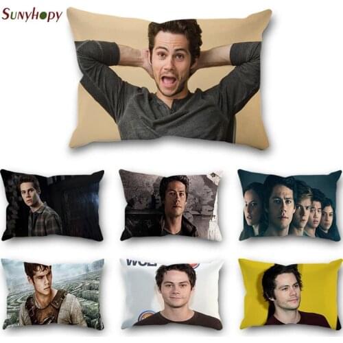 Custom Dylan O’Brien Popular Hot Sale Pillowcase Zippered Pillow Bedroom Home Office Decorative 2-ZMT
