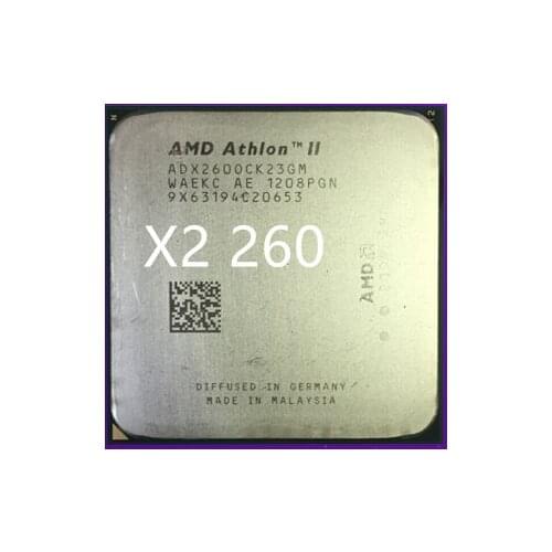 AMD Athlon II X2 260 x2 260 CPU Processor 3.2Ghz 2M 2000GHz Socket am3 am2+ 938 pin, free shipping