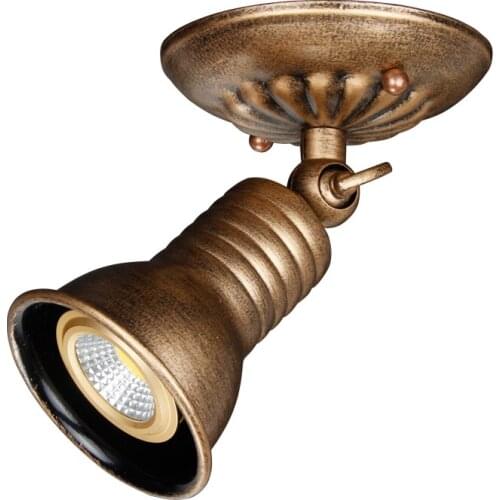 WECUS) Continental retro LED track lights,clothing store surface mounted track lamps , without light source