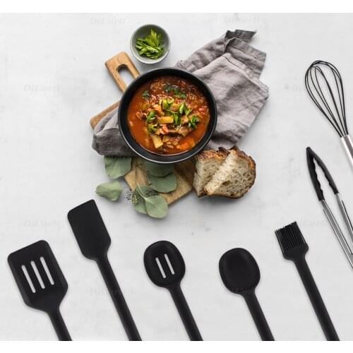 Silicone Kitchen Accessories New 5/7-piece Cooking Baking BBQ Multi-purpose Kitchen Tools Set Resistant Temperature Kitchenware