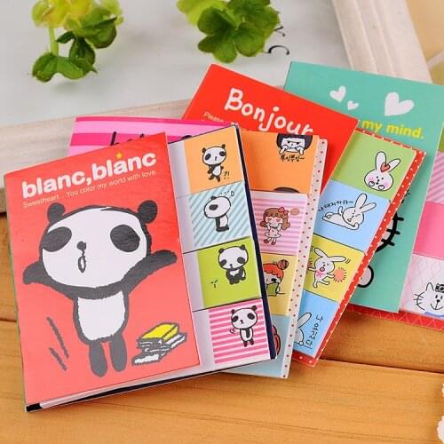 1pcs Office stationery animal n times stickers sticky memo pad+free shipping