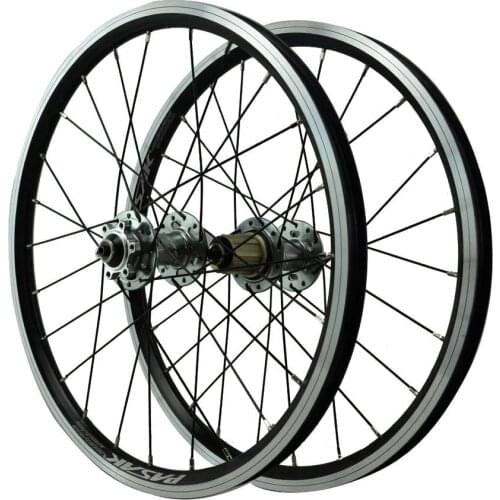 Pasak Mtb Bike Wheels 406 Folding BMX Bicycle Wheelset 20 Inch Disc Brake V Brake 24 Holes QR 9x100mm 9x135mm