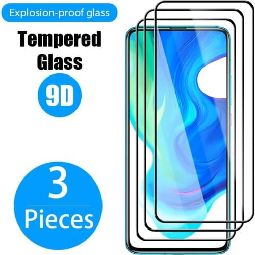 3pcs tempered glass for xiaomi MI 10 9 lite 9 SE screen protector glass for Xiaomi MI 10T lite ​9T pro A3 A2 A1 lite