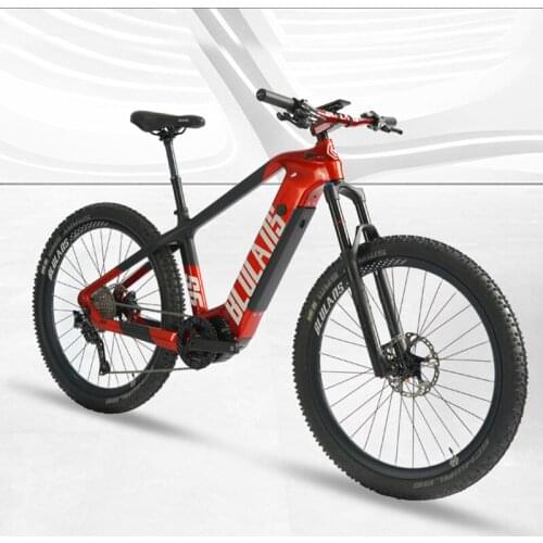 27.5inch carbon fiber ebike bafang 350w mid-motor Ebike travel lithium battery 10 speed off-road electric power mountain bike
