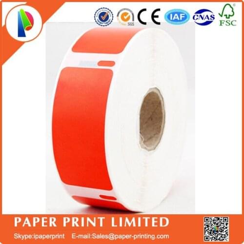 50 Rolls Dymo 11352 Red Color Generic Label 25mm*54mm 500Pcs Compatible for LabelWriter 450Turbo Printer
