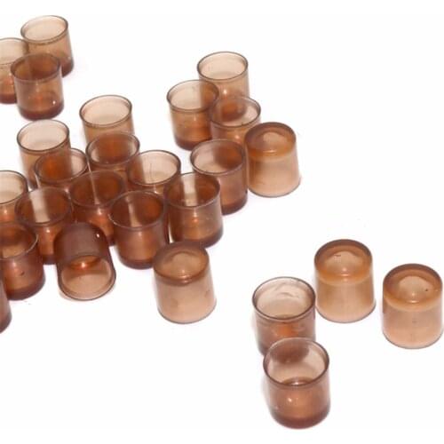 60 Pcs/set Cupkit Rearing Brown Cell Cups for Apiculture Beekeeping Queen Box System Cupularve Tools Bee Feeding Tools
