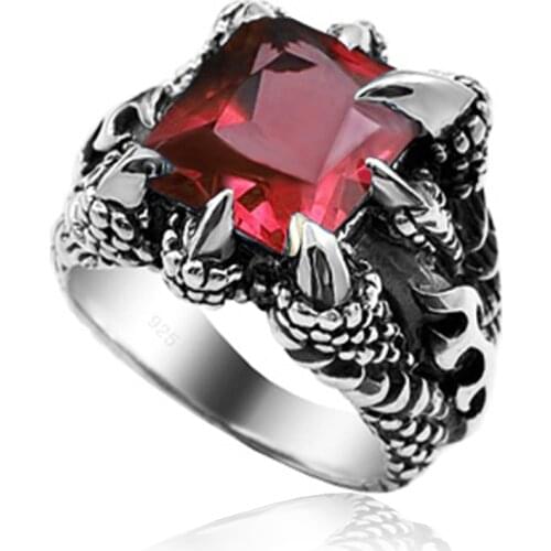 Bahamut Rings With Crystals