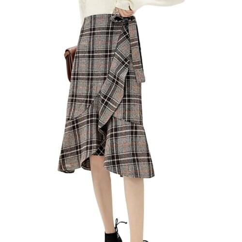 Женские юбки миди DULITINA China At AliExpress