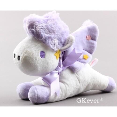 Anime Lying Unicorn Plush Toy Girls Gift Lovely Adorable 8"20 cm Soft Stuffed Animals Kids Gift
